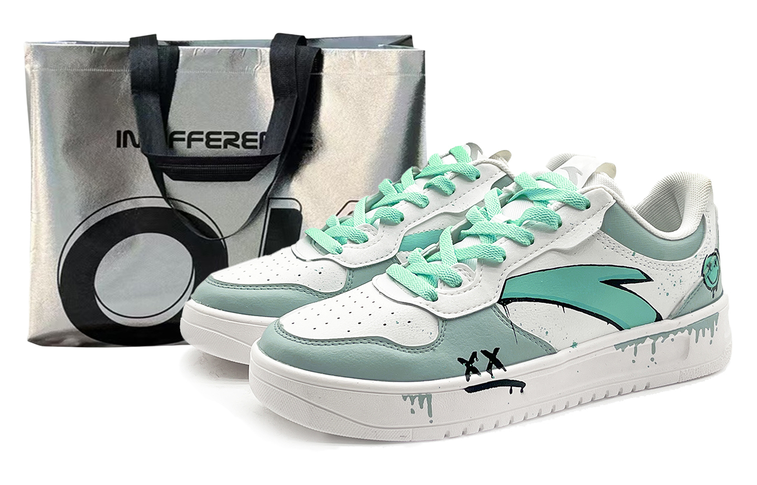 Антискользящие амортизирующие низкие скейтерские кроссовки мужские бело-голубые Anta
Антискользящие амортизирующие низкие скейтерские кроссовки мужские бело-голубые Anta