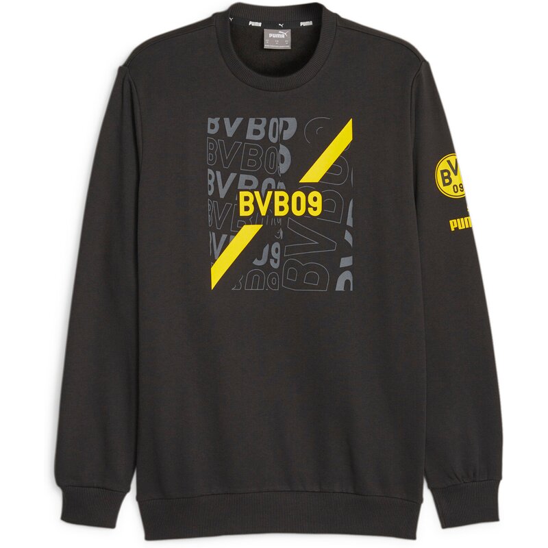 Толстовка bvb ftblcore graph crew sw Puma, цвет puma black-cyber yellow
Толстовка bvb ftblcore graph crew sw Puma, цвет puma black-cyber yellow