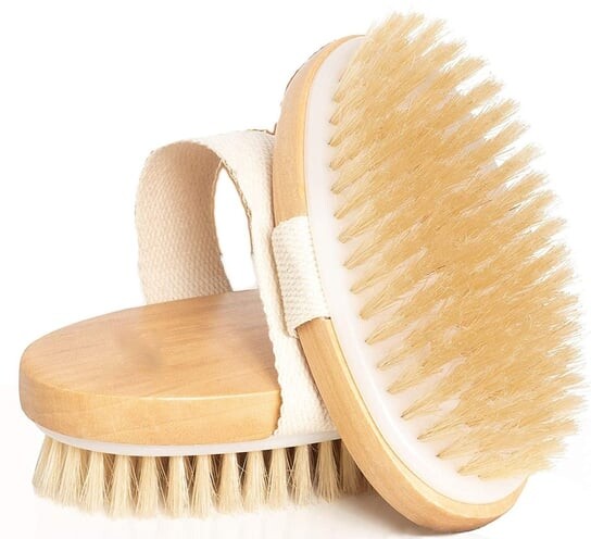 Сухая массажная щетка CocoSpa от целлюлита.
Сухая массажная щетка CocoSpa от целлюлита.