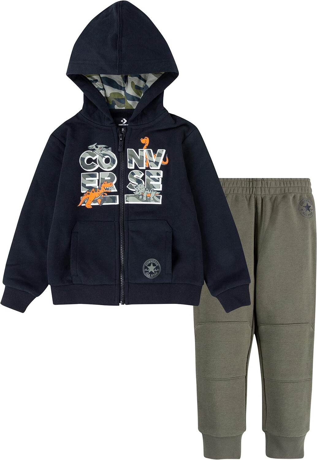 Детский набор Converse Knee Patch Joggers Set, цвет Field Surplus
Детский набор Converse Knee Patch Joggers Set, цвет Field Surplus