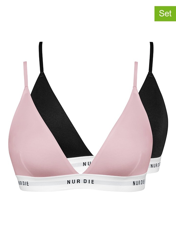 Бюстгальтер без косточек Nur Die, цвет rosa/schwarz
Бюстгальтер без косточек Nur Die, цвет rosa/schwarz