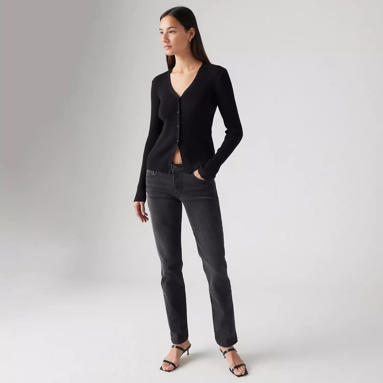 Супернизкие женские джинсы скинни Levi's, черный
Супернизкие женские джинсы скинни Levi's, черный