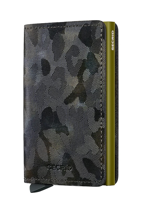 Кожаный кошелек Secrid, зеленый 
Кожаный кошелек Secrid, зеленый