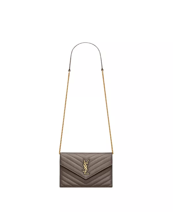 Кошелек Cassandre на цепочке-конверте Saint Laurent, серый
Кошелек Cassandre на цепочке-конверте Saint Laurent, серый