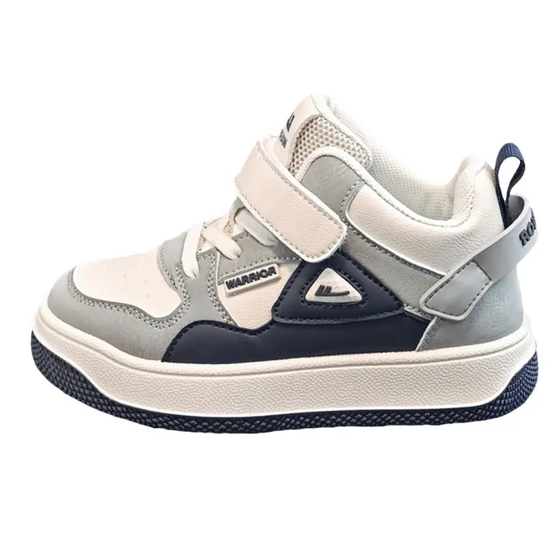 Детские кроссовки для скейтбординга с противоскользящим покрытием и износостойкостью WARRIOR, бежевый/серый/синий
Детские кроссовки для скейтбординга с противоскользящим покрытием и износостойкостью WARRIOR, бежевый/серый/синий
