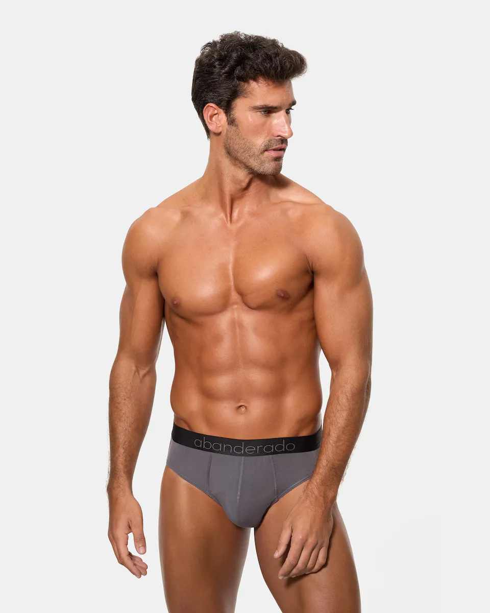 Упаковка из двух гипоаллергенных мужских трусов разных цветов Abanderado, серый
Упаковка из двух гипоаллергенных мужских трусов разных цветов Abanderado, серый