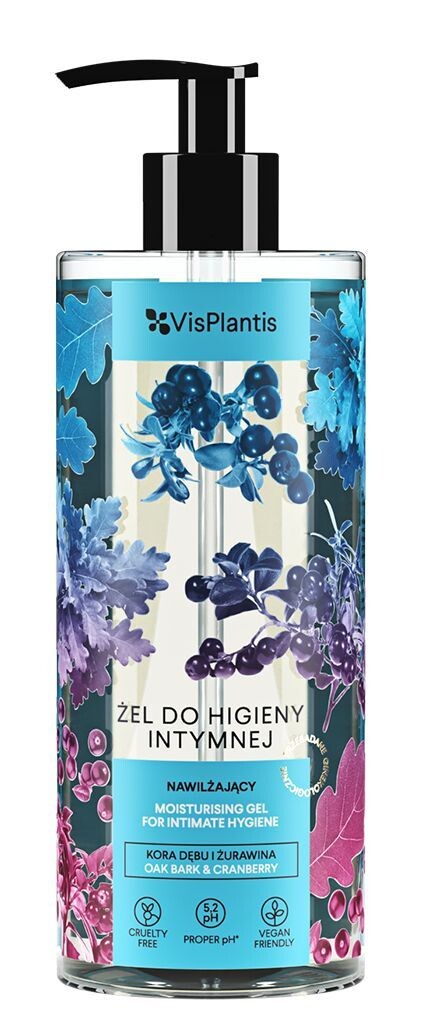 Vis Plantis Kora dębu i Żurawina гель для интимной гигиены, 300 ml
Vis Plantis Kora dębu i Żurawina гель для интимной гигиены, 300 ml