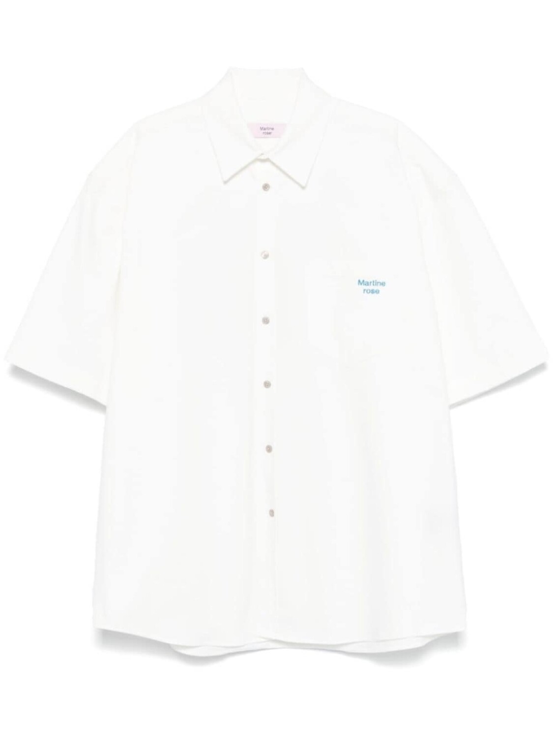Рубашка из хлопкового твила от Martine Rose, белый
Рубашка из хлопкового твила от Martine Rose, белый