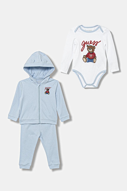 Комплект для новорожденного 3 предмета Guess, синий
Комплект для новорожденного 3 предмета Guess, синий