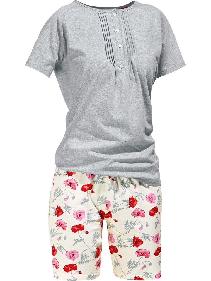 Ночное белье Erwin Müller, цвет creme/rot 
Ночное белье Erwin Müller, цвет creme/rot