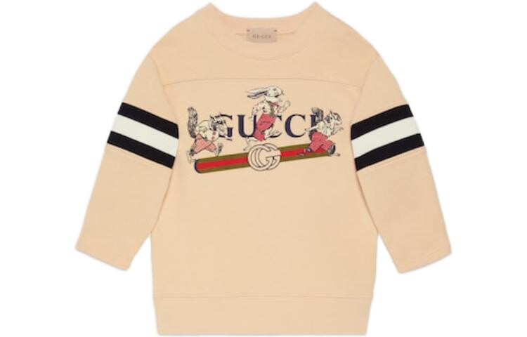 Детская толстовка Gucci, кремовый 
Детская толстовка Gucci, кремовый