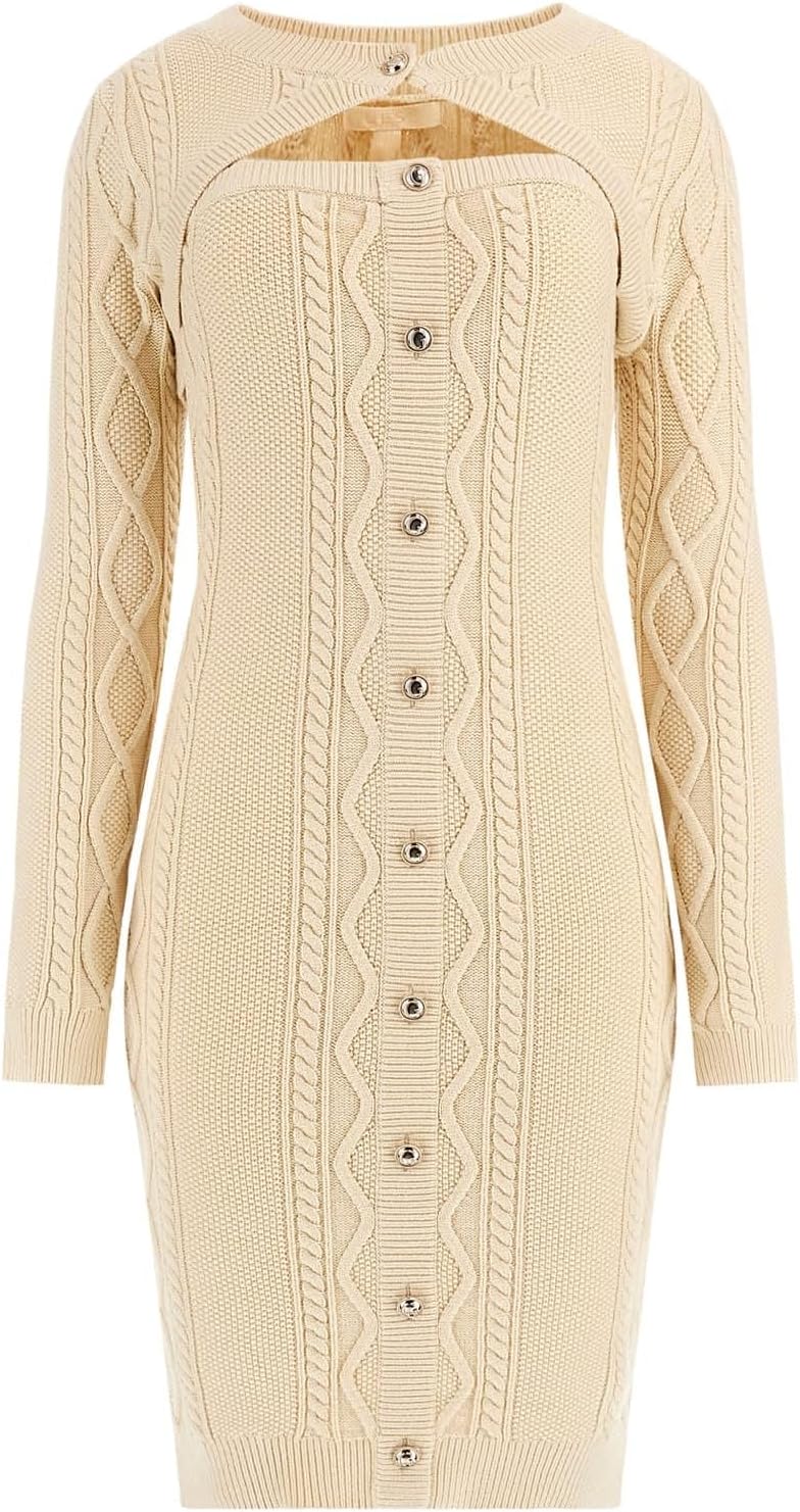 Женское платье Eco Long Sleeve Shrug Cable Daphne GUESS, River Gravel
Женское платье Eco Long Sleeve Shrug Cable Daphne GUESS, River Gravel
