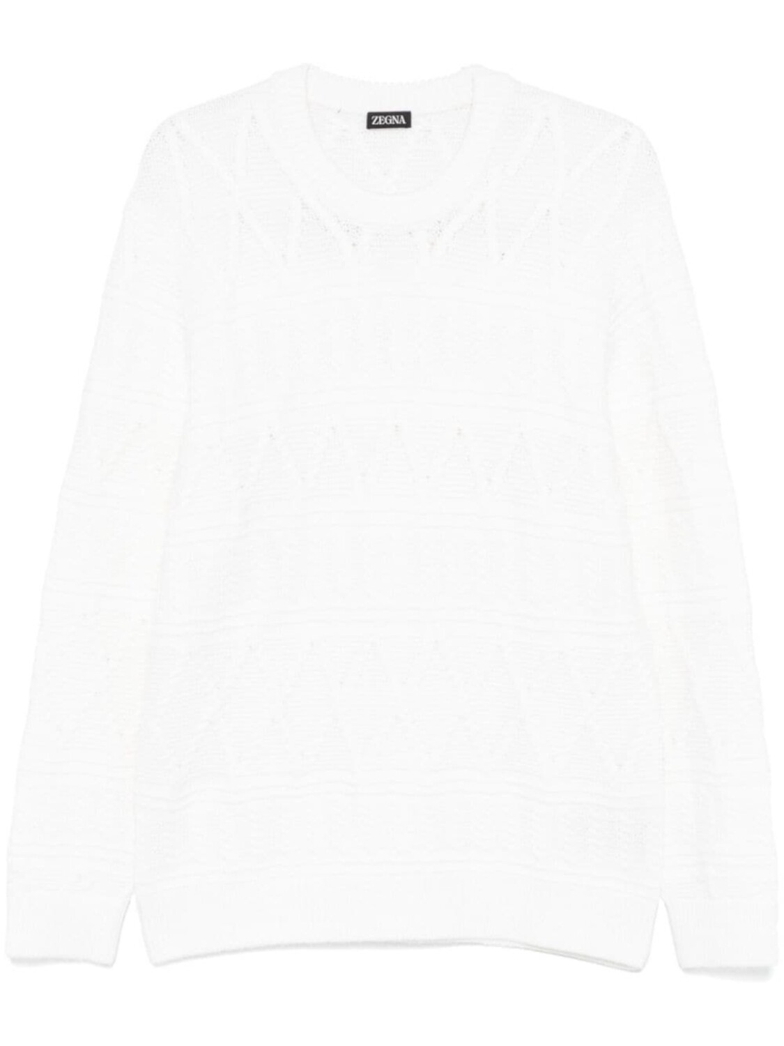 Zegna свитер фактурной вязки, белый
Zegna свитер фактурной вязки, белый