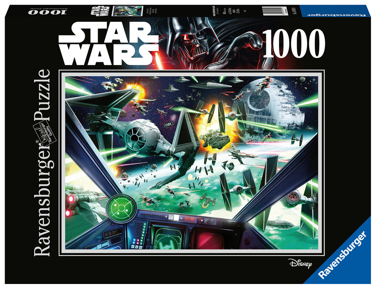 Ravensburger, пазл, Star Wars, X-Wing Cockpit, 1000 шт.
Ravensburger, пазл, Star Wars, X-Wing Cockpit, 1000 шт.