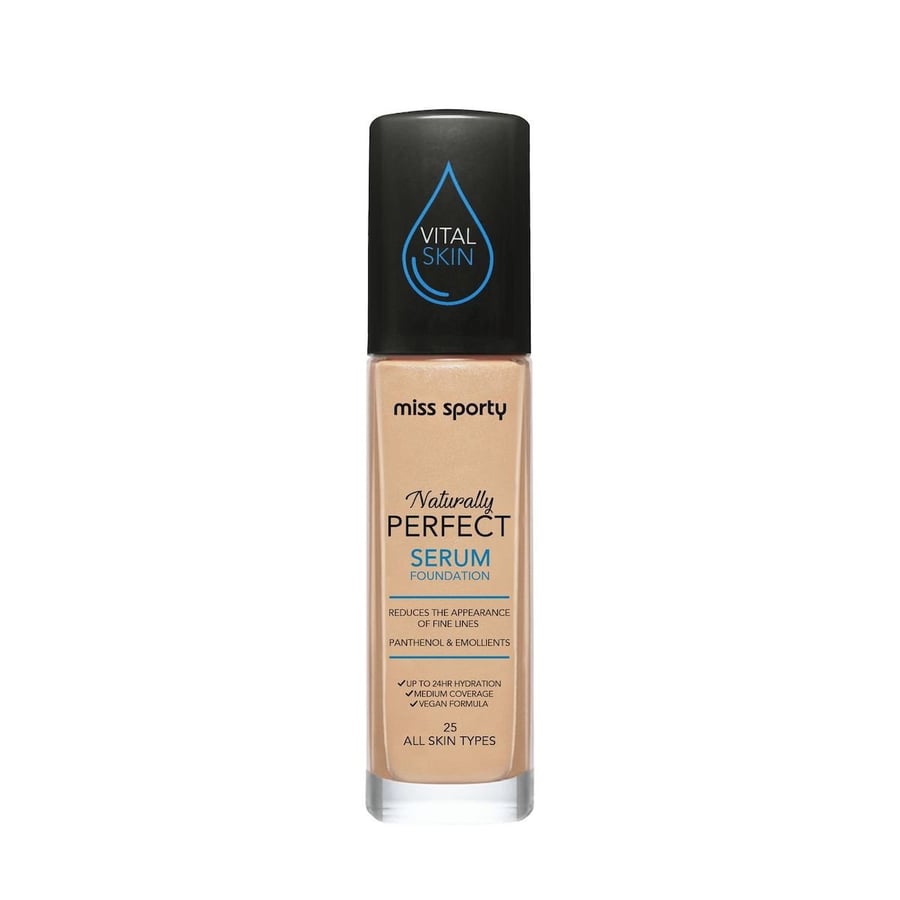 Miss Sporty, увлажняющая тональная сыворотка Naturally Perfect 25 30 мл
Miss Sporty, увлажняющая тональная сыворотка Naturally Perfect 25 30 мл