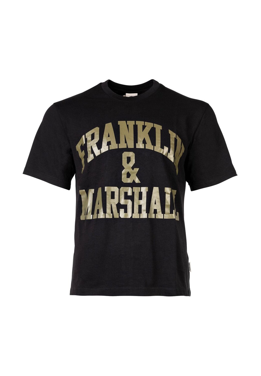 Мужская футболка с круглым вырезом, хлопок, логотип, однотонные цвета Franklin Marshall, черный
Мужская футболка с круглым вырезом, хлопок, логотип, однотонные цвета Franklin Marshall, черный