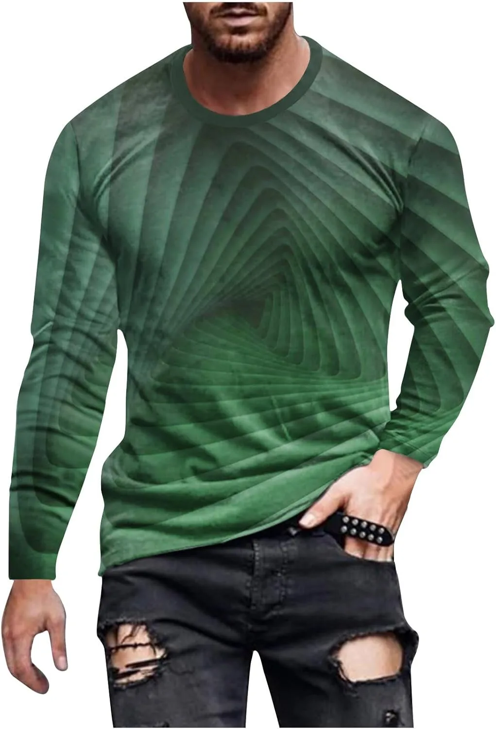 Футболка с длинным рукавом для мужчин Casual Fashion с принтом
Футболка с длинным рукавом для мужчин Casual Fashion с принтом