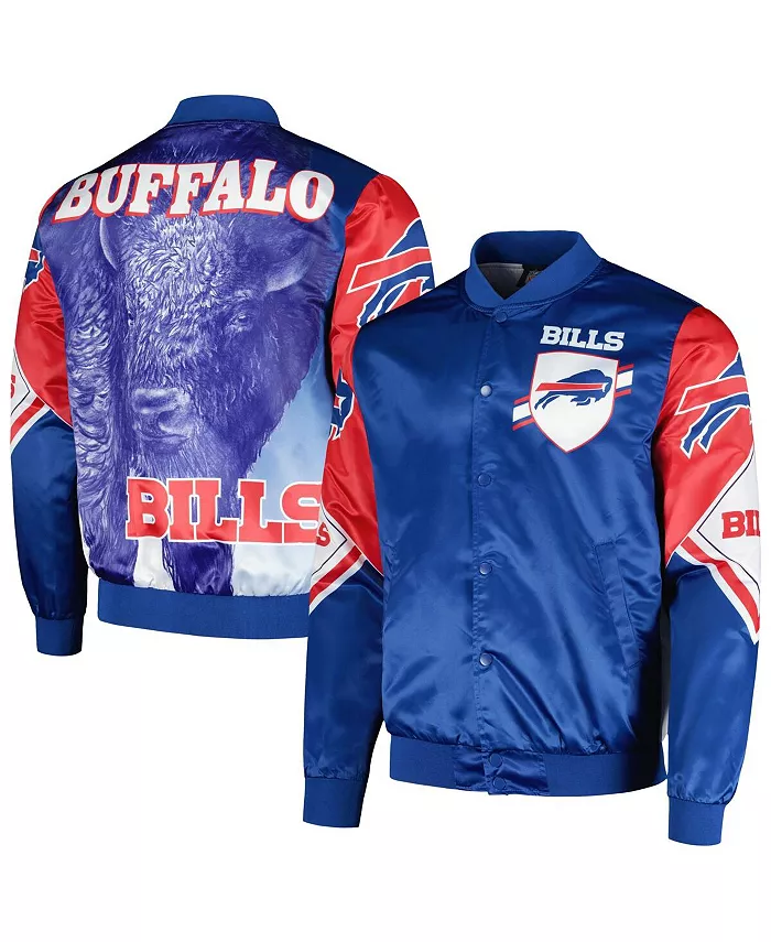 Мужская атласная куртка на молнии Royal Buffalo Bills Fanimation Chalk Line
Мужская атласная куртка на молнии Royal Buffalo Bills Fanimation Chalk Line