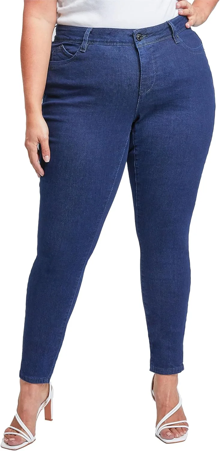 Royalty for Me Women's Plus Size Wannabettabutt High Rise 1 Button Skinny Jean
Royalty for Me Women's Plus Size Wannabettabutt High Rise 1 Button Skinny Jean