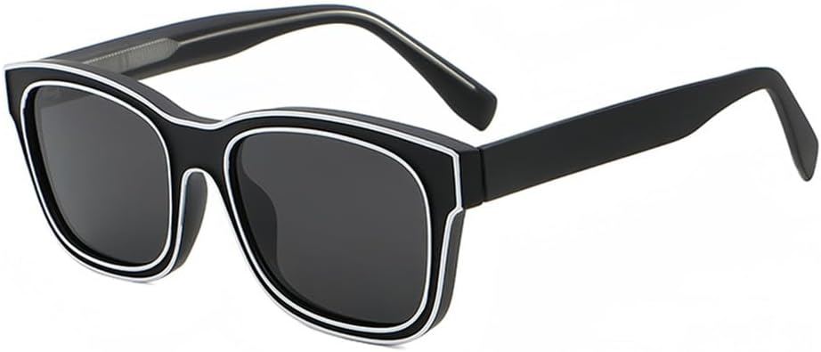 Ретро-солнцезащитные очки для мужчин, большая оправа, панк-стиль, с эффектом пропионовой кислоты, для женщин, для путешествий и вечеринок, защита от ультрафиолета UV400 HCPIHF, C01 Black
Ретро-солнцезащитные очки для мужчин, большая оправа, панк-стиль, с эффектом пропионовой кислоты, для женщин, для путешествий и вечеринок, защита от ультрафиолета UV400 HCPIHF, C01 Black