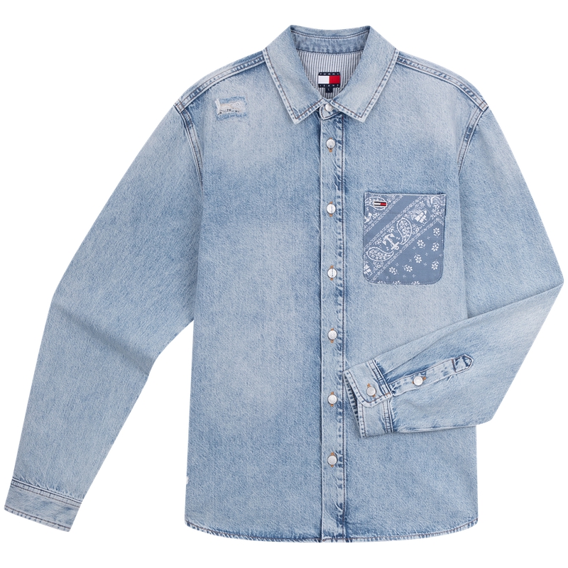 Рубашка Unisex Denim Blue 1AB Tommy Hilfiger, синий
Рубашка Unisex Denim Blue 1AB Tommy Hilfiger, синий