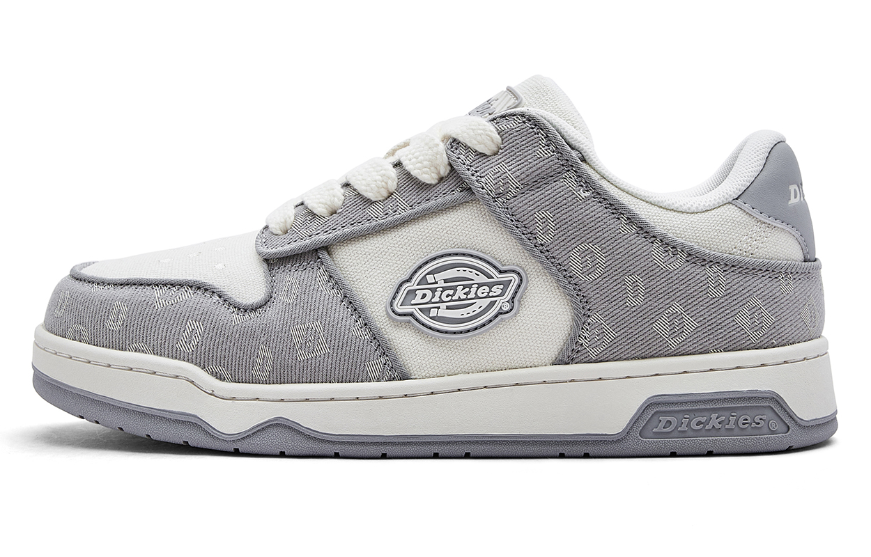 Dickies Низкие мужские кроссовки для скейтбординга, белые, серые 
Dickies Низкие мужские кроссовки для скейтбординга, белые, серые