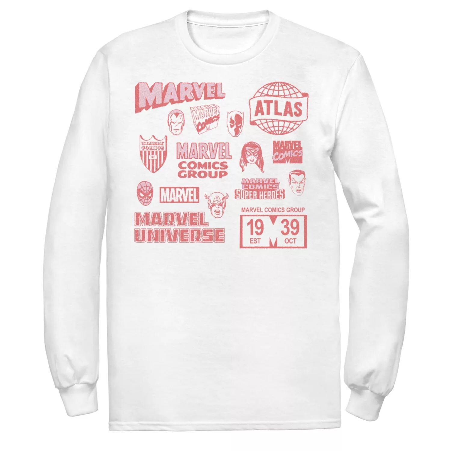 Мужская футболка с коллажем и логотипами Marvel Vintage Mash Up Licensed Character
Мужская футболка с коллажем и логотипами Marvel Vintage Mash Up Licensed Character