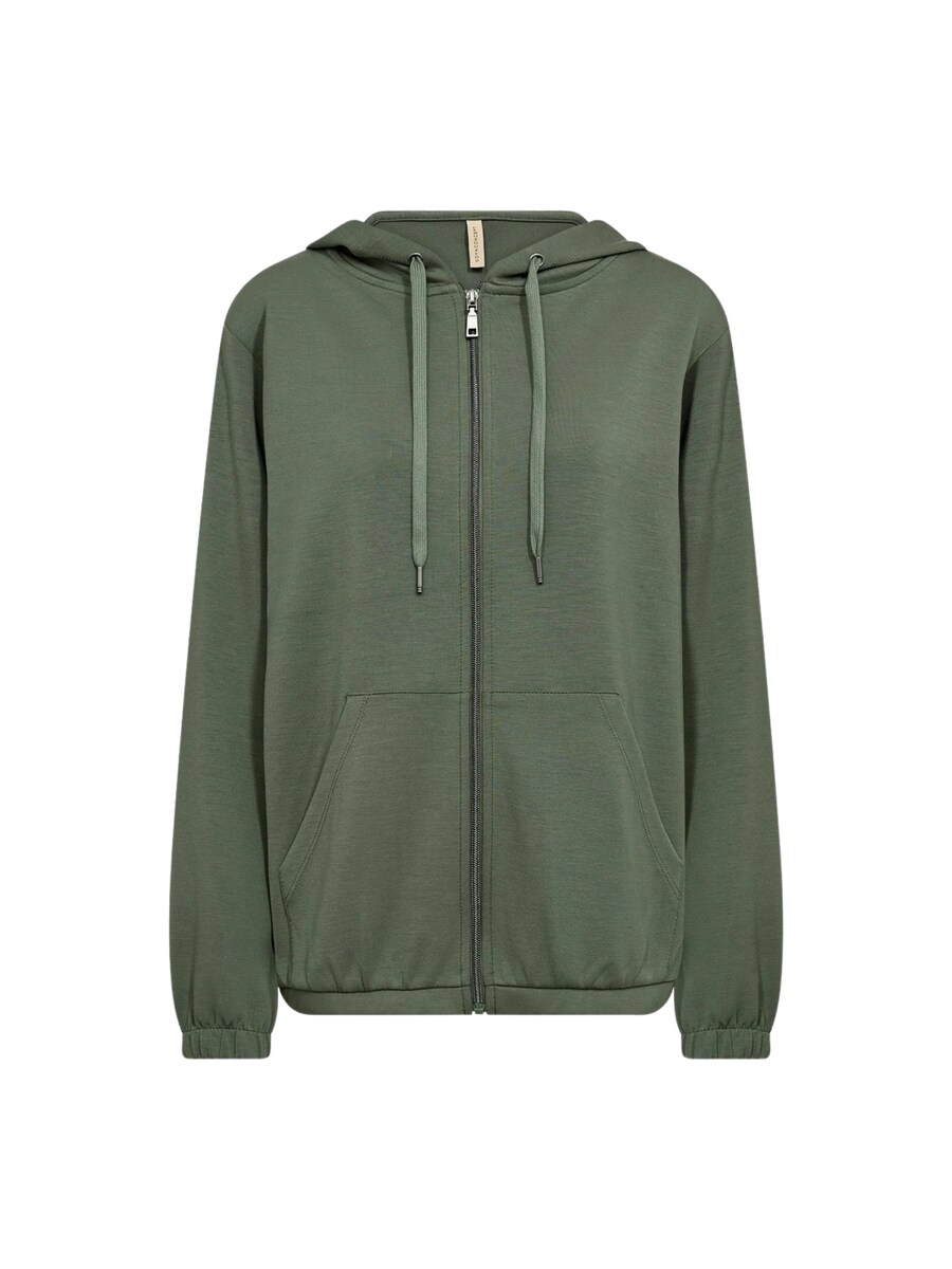 Толстовка с капюшоном на молнии Soyaconcept BANU 177, оливковый
Толстовка с капюшоном на молнии Soyaconcept BANU 177, оливковый