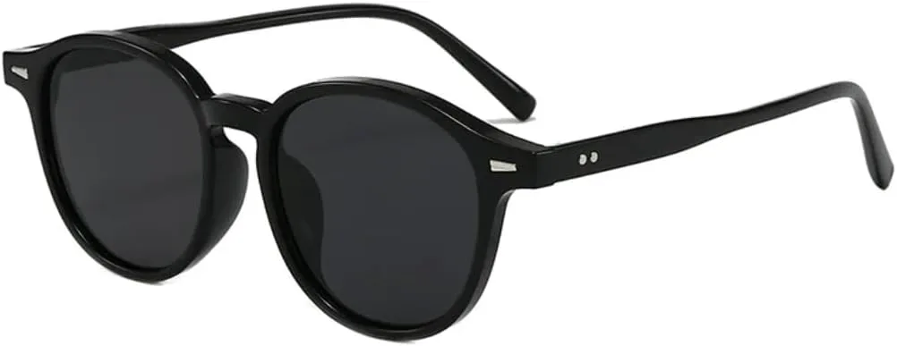 Винтажные солнцезащитные очки в стиле панк с круглыми заклепками для женщин и мужчин, защита от УФ-излучения UV400, прозрачные линзы Ocean UATXTAU, Black Grey
Винтажные солнцезащитные очки в стиле панк с круглыми заклепками для женщин и мужчин, защита от УФ-излучения UV400, прозрачные линзы Ocean UATXTAU, Black Grey