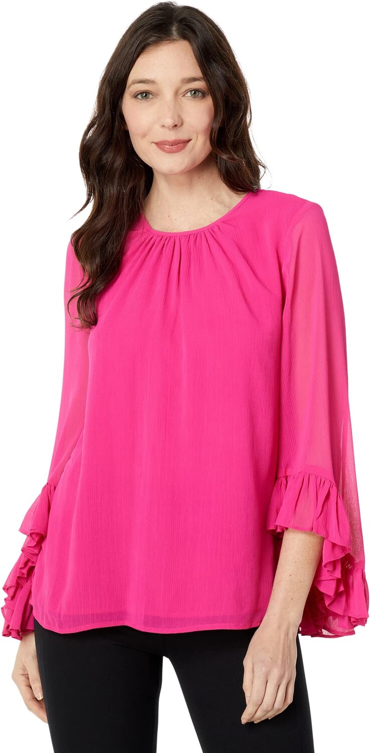 Пуловер Vince Camuto Crew Neck Blouse with Dramatic Sleeve, цвет Pomegranate Pink
Пуловер Vince Camuto Crew Neck Blouse with Dramatic Sleeve, цвет Pomegranate Pink