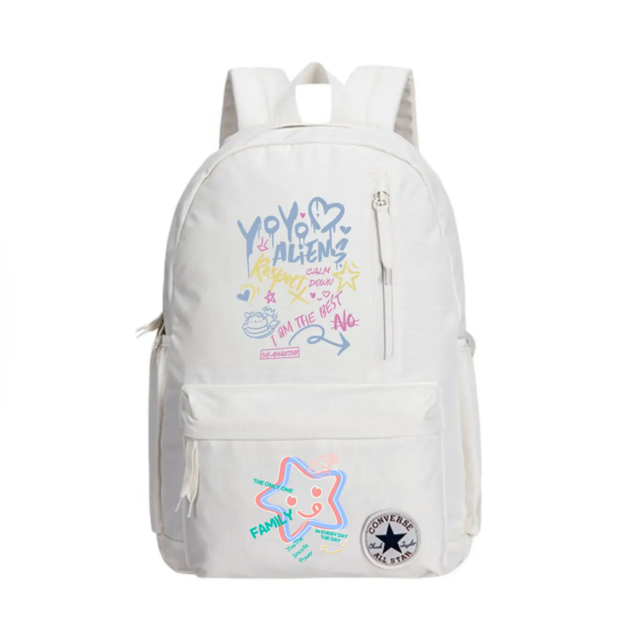 Converse Полиэстеровый рюкзак средний унисекс белый, American Letter Graffiti
Converse Полиэстеровый рюкзак средний унисекс белый, American Letter Graffiti