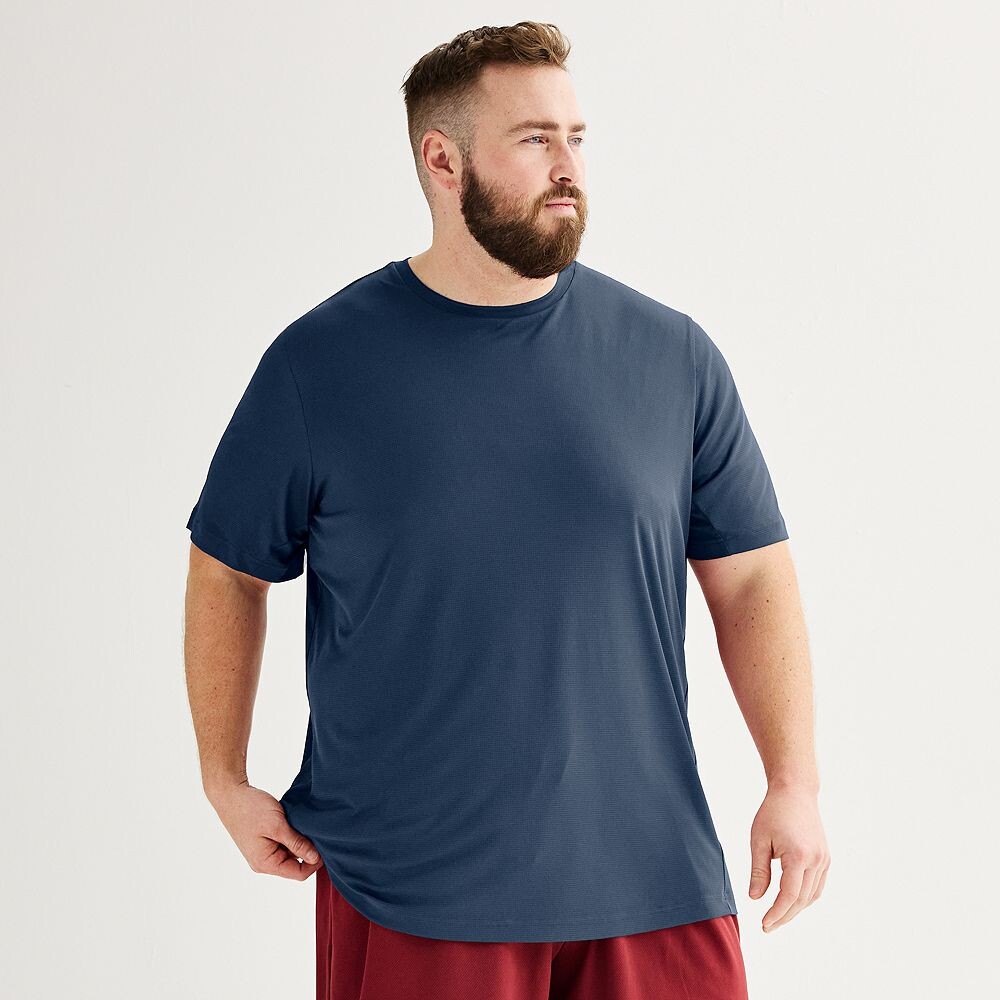 Футболка Big & Tall Tek Gear Dry Tek, цвет Dark Blue 
Футболка Big & Tall Tek Gear Dry Tek, цвет Dark Blue