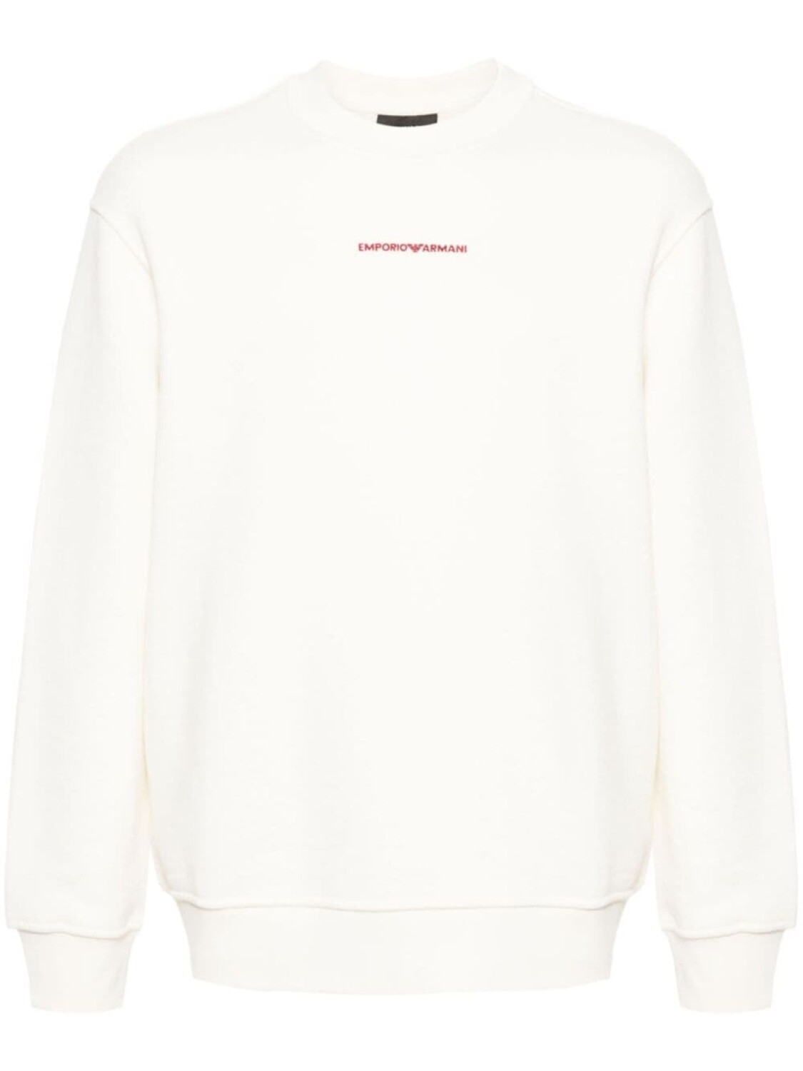 Хлопковая толстовка с вышитым логотипом Emporio Armani, белый
Хлопковая толстовка с вышитым логотипом Emporio Armani, белый