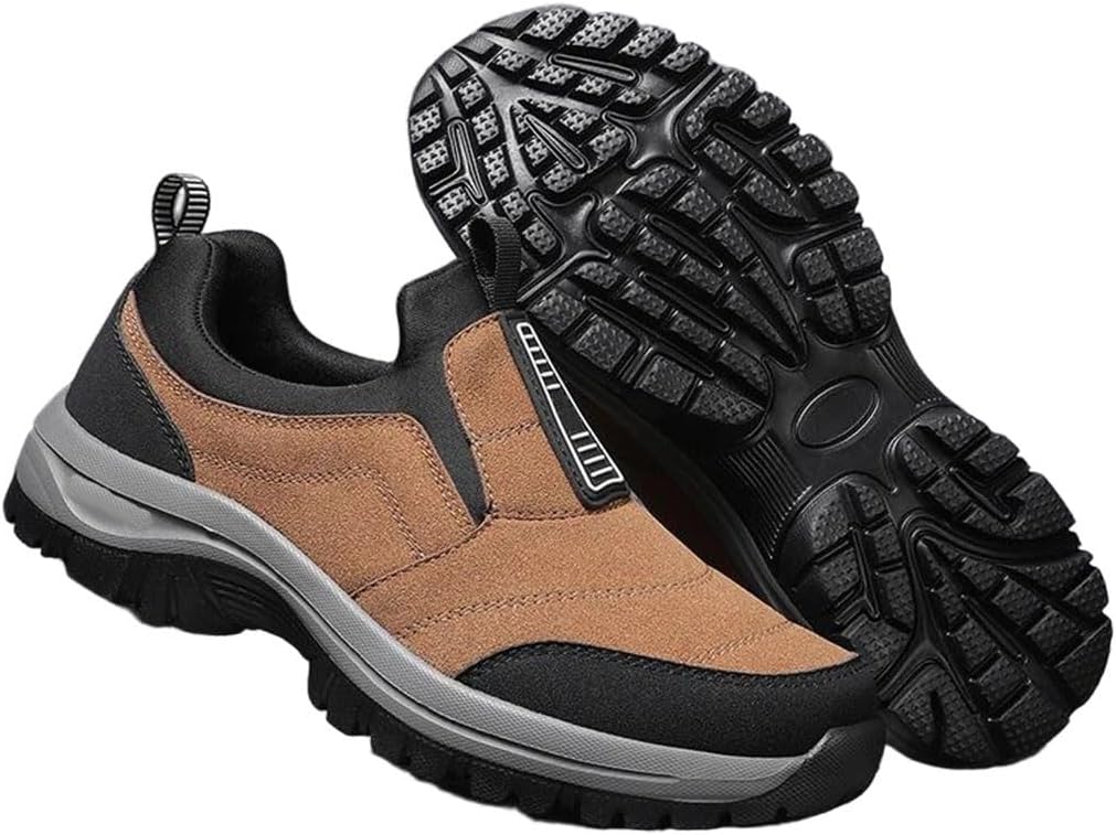 Мужские слипоны на одинарной подошве, коричневые, для походов и прогулок, удобные спортивные шнурованные туфли Generic
Мужские слипоны на одинарной подошве, коричневые, для походов и прогулок, удобные спортивные шнурованные туфли Generic