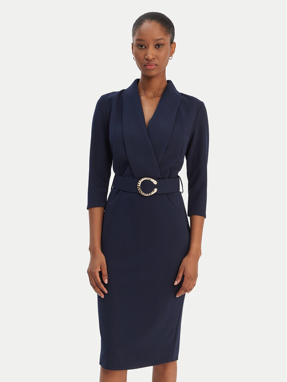 Коктейльное платье slim fit CFC0126777003 Rinascimento, синий
Коктейльное платье slim fit CFC0126777003 Rinascimento, синий