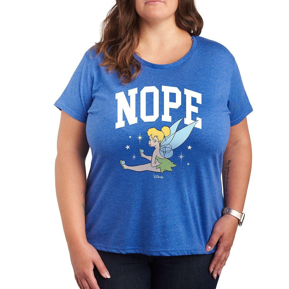 Футболка Disney's Tinker Bell Plus Nope с рисунком, цвет Heather Royal Blue
Футболка Disney's Tinker Bell Plus Nope с рисунком, цвет Heather Royal Blue