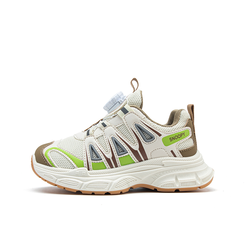 Нескользящая амортизирующая износостойкая дышащая детская обувь для повседневной носки SNOOPY, бежевый/зеленый
Нескользящая амортизирующая износостойкая дышащая детская обувь для повседневной носки SNOOPY, бежевый/зеленый