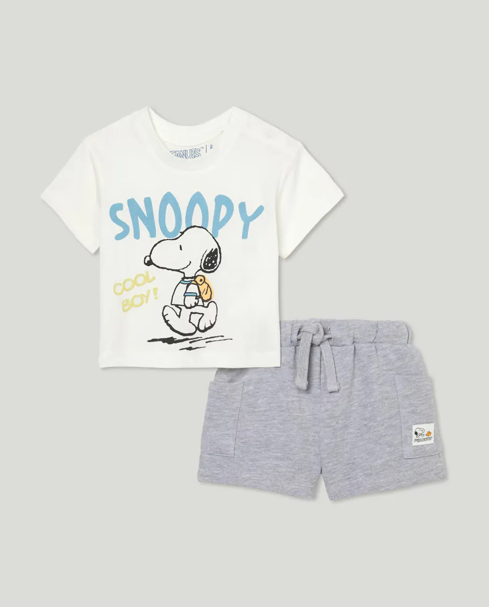 Набор Baby boy Snoopy, состоящий из шорт-бермуд и футболки Baby El Corte Inglés, белый
Набор Baby boy Snoopy, состоящий из шорт-бермуд и футболки Baby El Corte Inglés, белый
