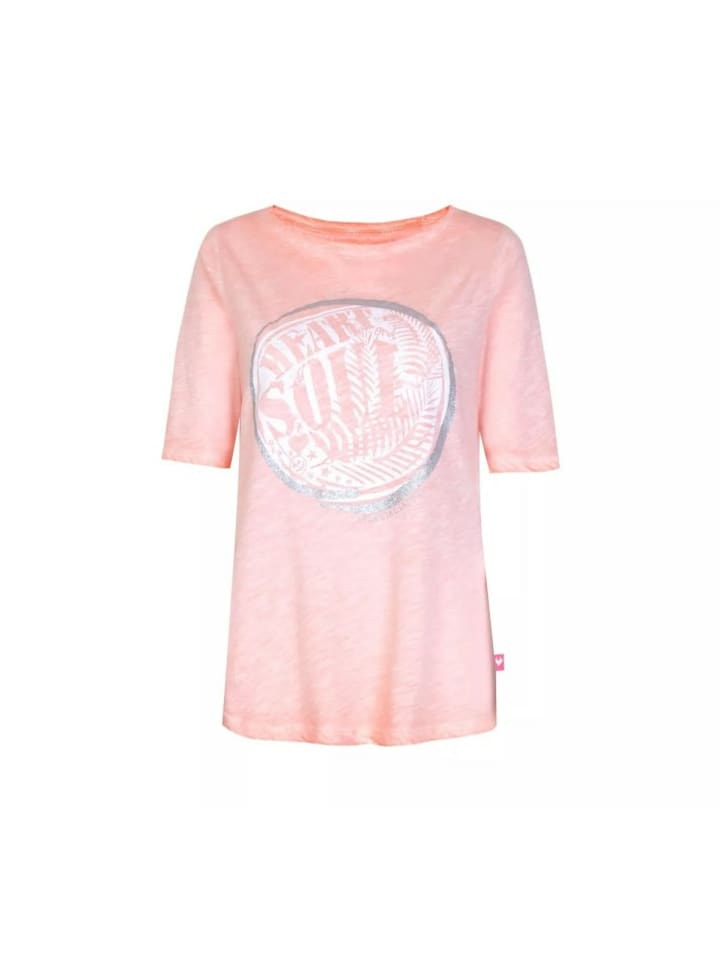 Женская футболка с круглым вырезом розового цвета LIEBLINGSSTÜCK
Женская футболка с круглым вырезом розового цвета LIEBLINGSSTÜCK