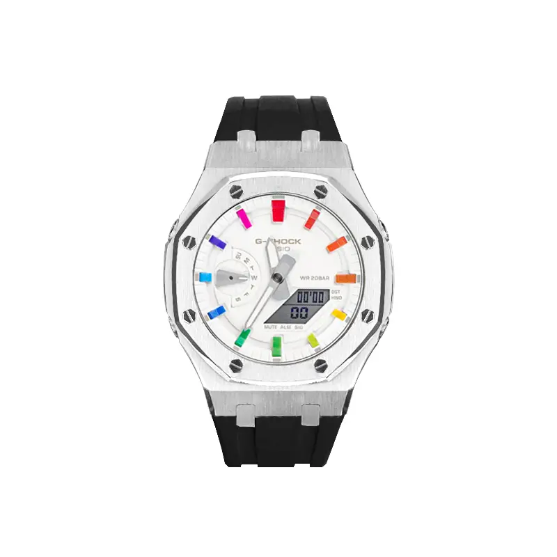 Часы Casio G-Shock Analog-Digital 2100 Series, арт. GA-2100-7A7, серебристо-черный
Часы Casio G-Shock Analog-Digital 2100 Series, арт. GA-2100-7A7, серебристо-черный