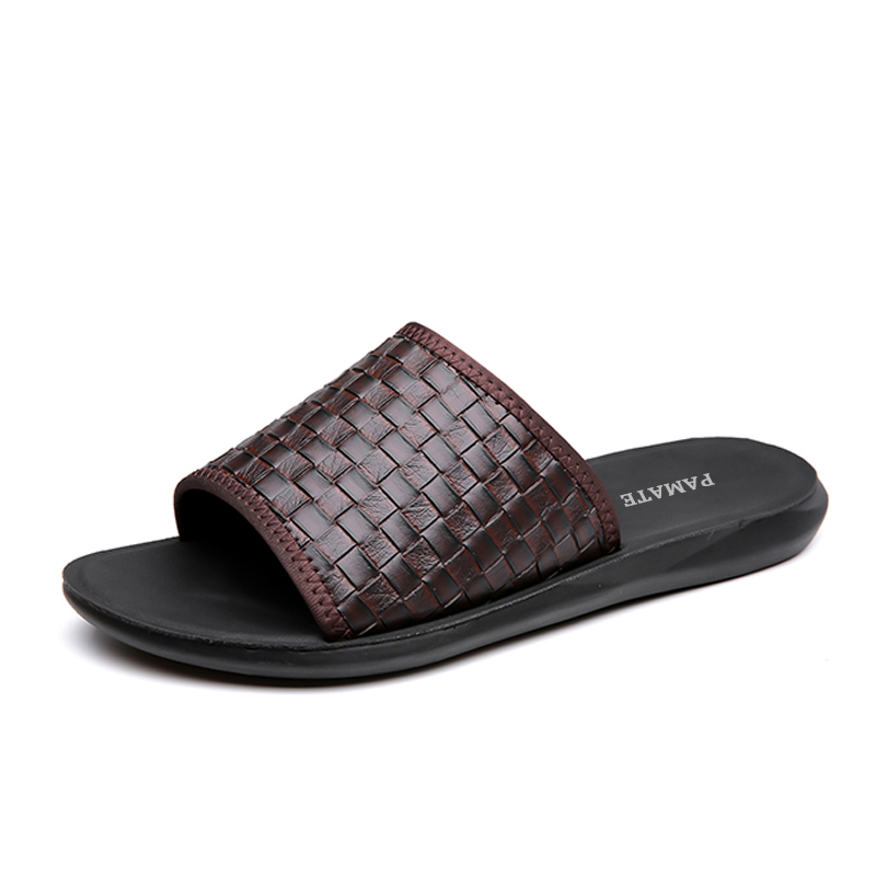 Тапочки-слайды мужские с противоскользящей подошвой PAMATE, Brown
Тапочки-слайды мужские с противоскользящей подошвой PAMATE, Brown