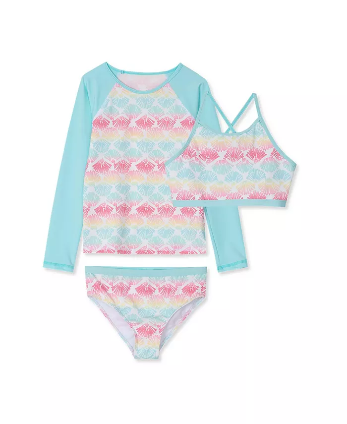 Купальник-рашгард для девочек больших размеров, устойчивый к хлору, комплект бикини Lands' End, синий
Купальник-рашгард для девочек больших размеров, устойчивый к хлору, комплект бикини Lands' End, синий