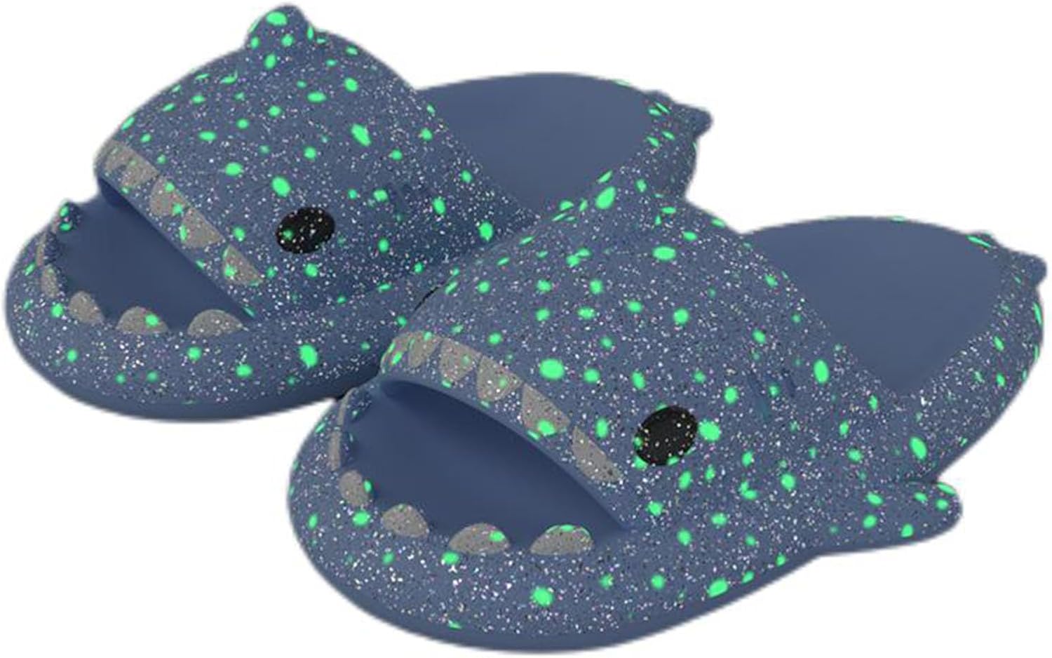 Тапочки Zureto Galaxy с акулами, 3D тапочки с акулами светящиеся в темноте, с толстой подошвой, противоскользящие, открытые носки, сандалии с акулами
Тапочки Zureto Galaxy с акулами, 3D тапочки с акулами светящиеся в темноте, с толстой подошвой, противоскользящие, открытые носки, сандалии с акулами