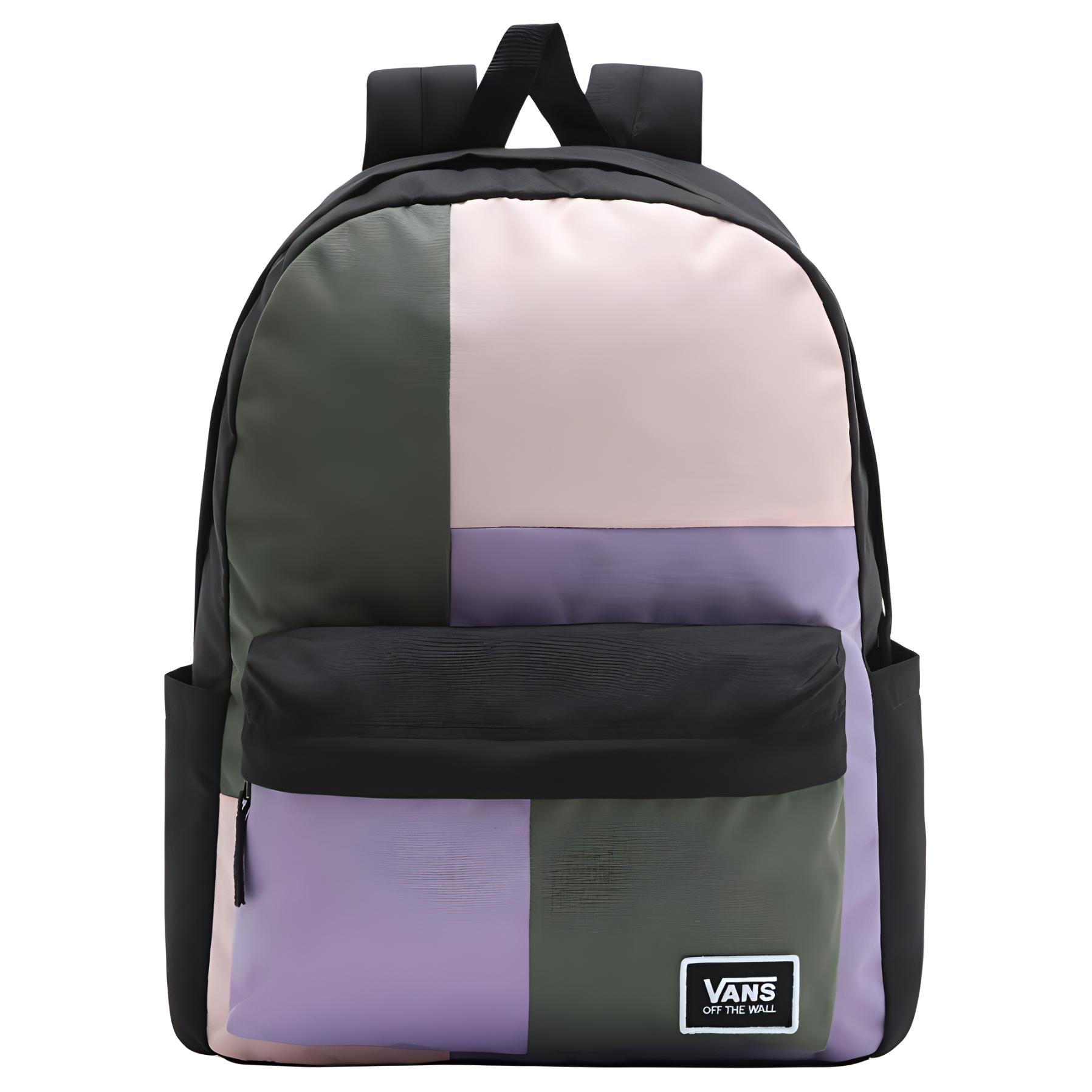 Рюкзак из полиэстера обычный унисекс черный в стиле пэчворк Vans
Рюкзак из полиэстера обычный унисекс черный в стиле пэчворк Vans