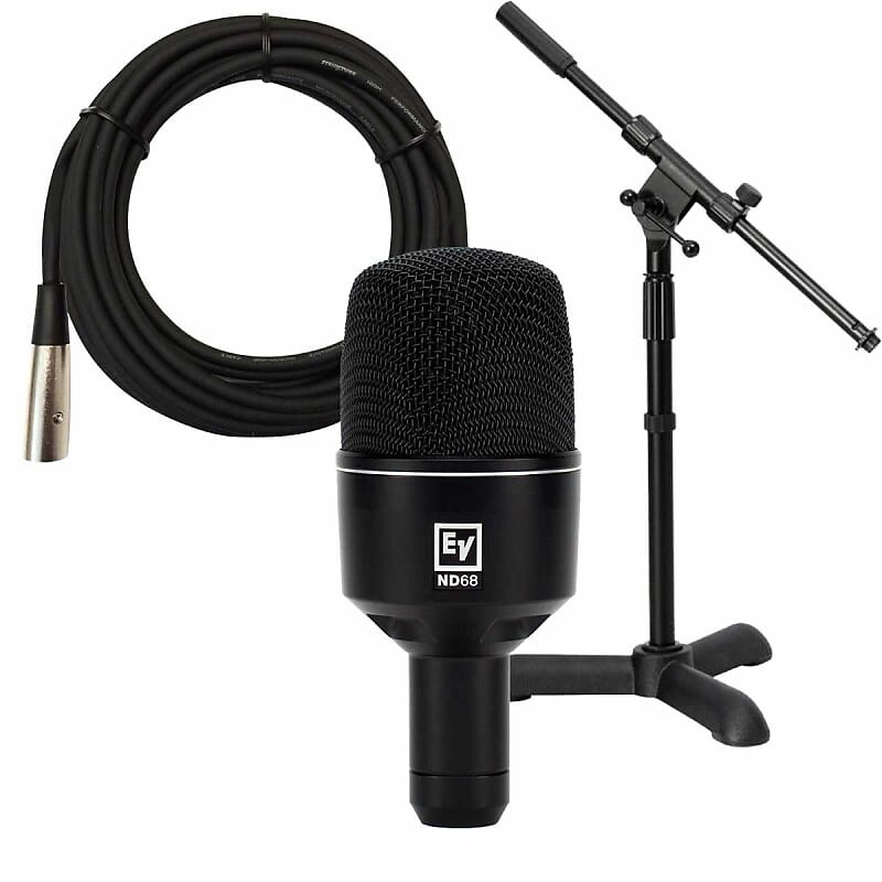 Микрофон для бас-барабана Electro-Voice ND68 Supercardioid Dynamic Bass Drum Microphone
Микрофон для бас-барабана Electro-Voice ND68 Supercardioid Dynamic Bass Drum Microphone