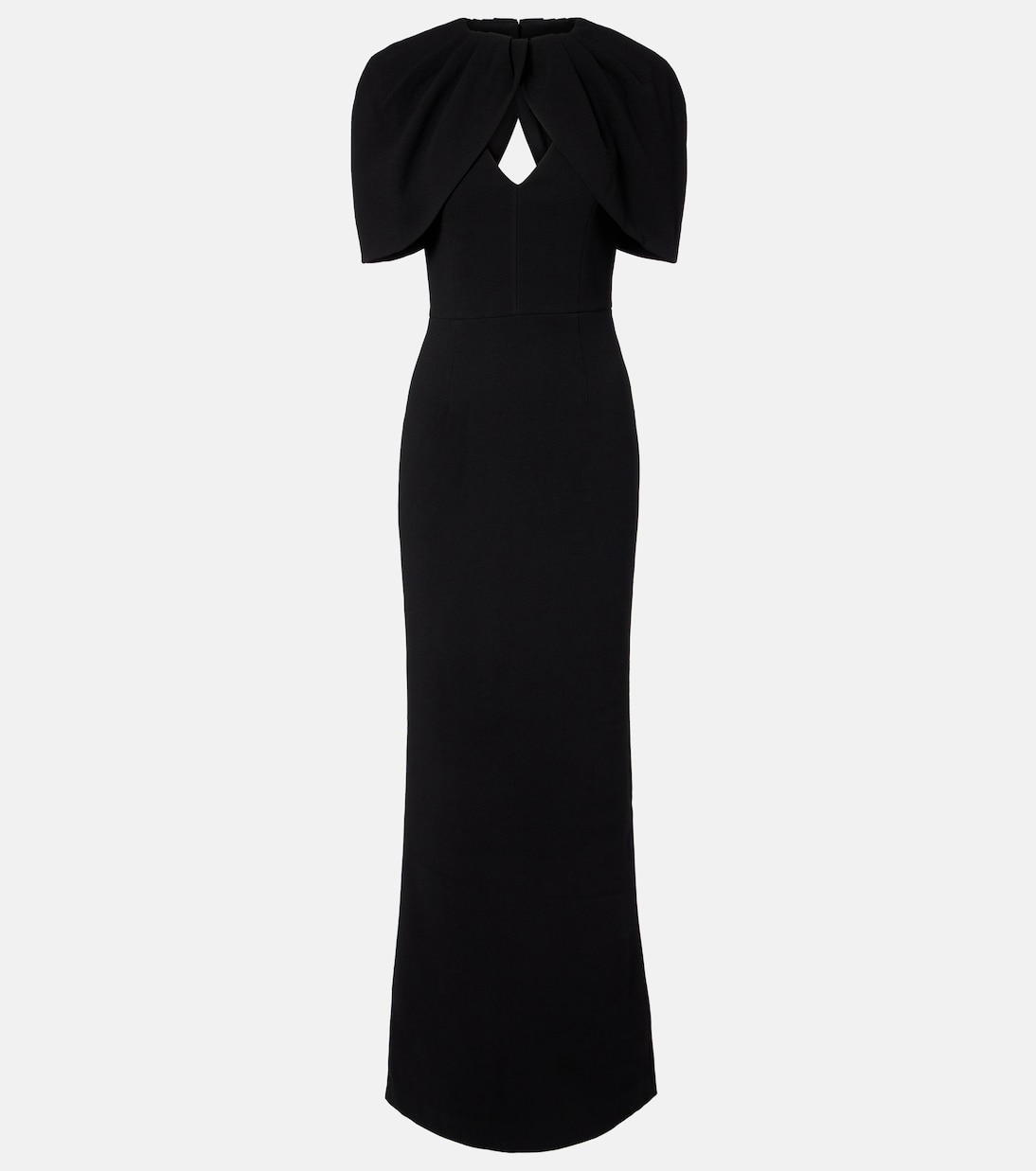 Платье Cameron с накидкой из крепа Rebecca Vallance, черный
Платье Cameron с накидкой из крепа Rebecca Vallance, черный