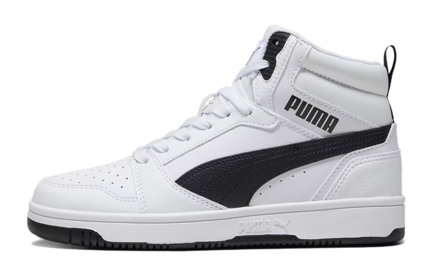 Rebound V6 Детские кроссовки для скейтбординга GS Puma, белый/черный 
Rebound V6 Детские кроссовки для скейтбординга GS Puma, белый/черный