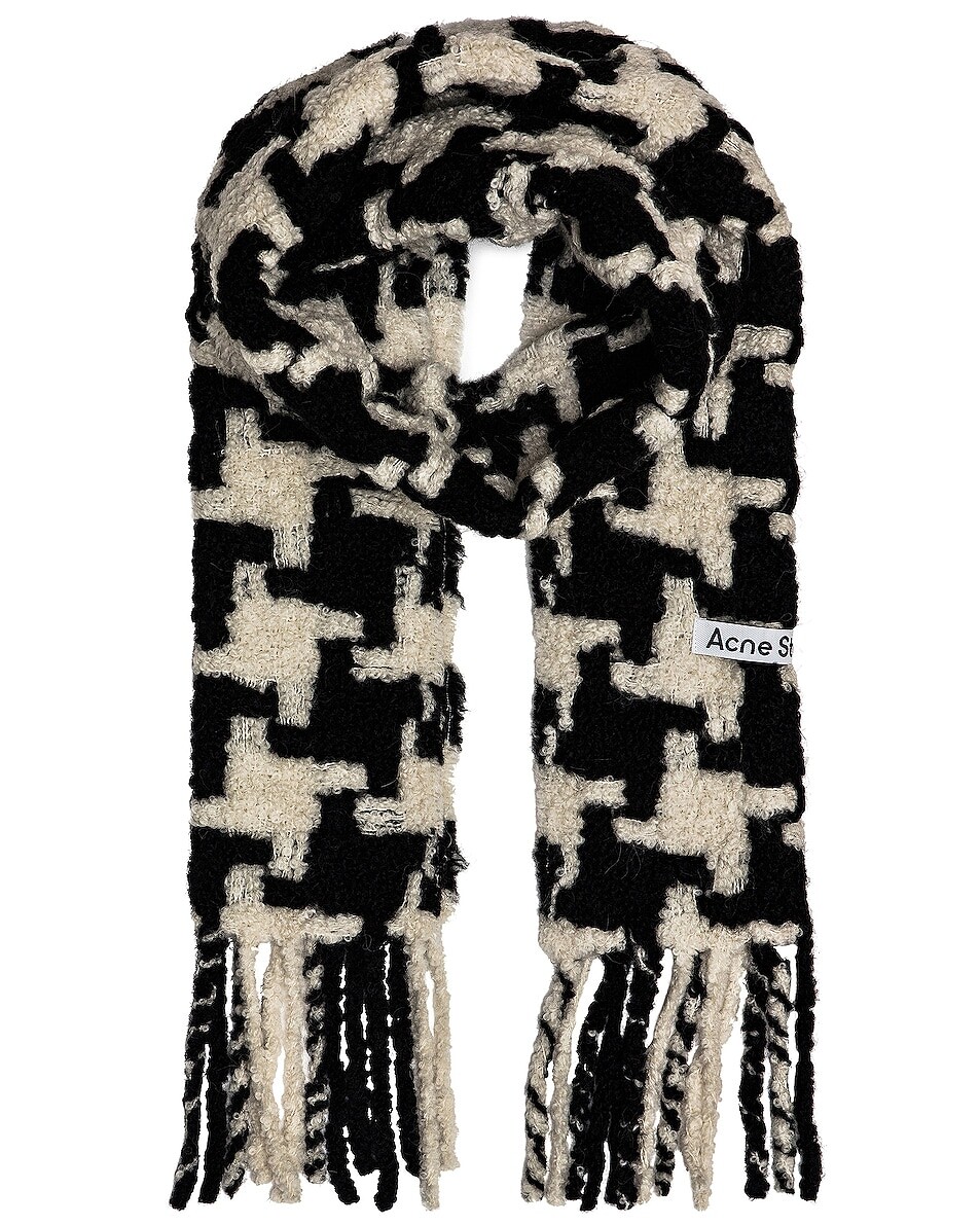 Вадик Шарф Acne Studios, белый/черный
Вадик Шарф Acne Studios, белый/черный