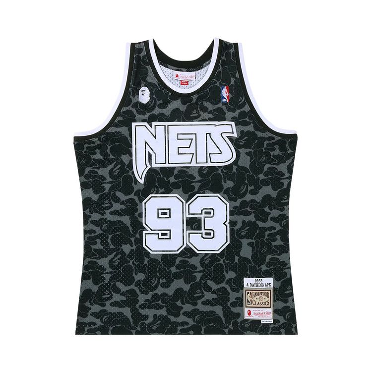 Джерси BAPE x Mitchell & Ness New Jersey Nets Jersey, Black
Джерси BAPE x Mitchell & Ness New Jersey Nets Jersey, Black
