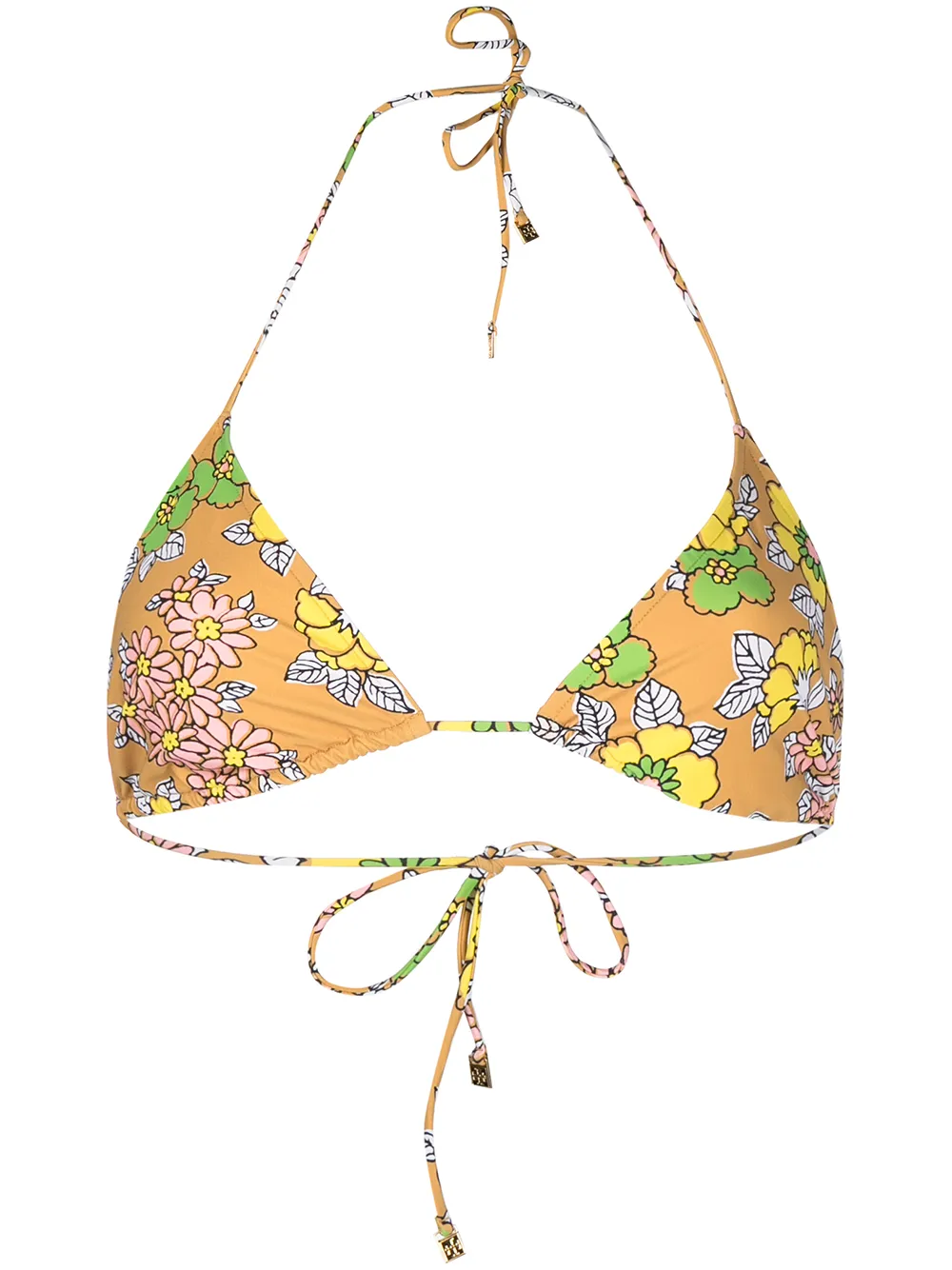 Лиф бикини с цветочным принтом Tory Burch, коричневый
Лиф бикини с цветочным принтом Tory Burch, коричневый